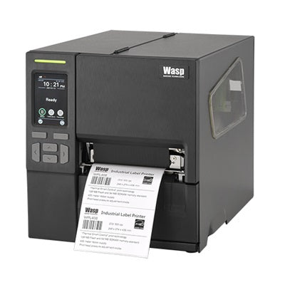 Wasp WPL408 Thermal Transfer Direct Thermal Industrial Tabletop Barcode Printer (4 inch print width) Ready-to-Go Kit - 633809007170